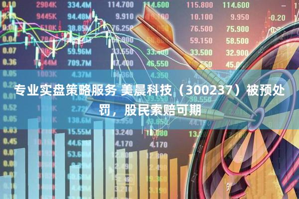 专业实盘策略服务 美晨科技（300237）被预处罚，股民索赔可期